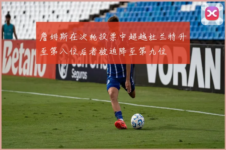 詹姆斯在次轮投票中超越杜兰特升至第八位后者被迫降至第九位
